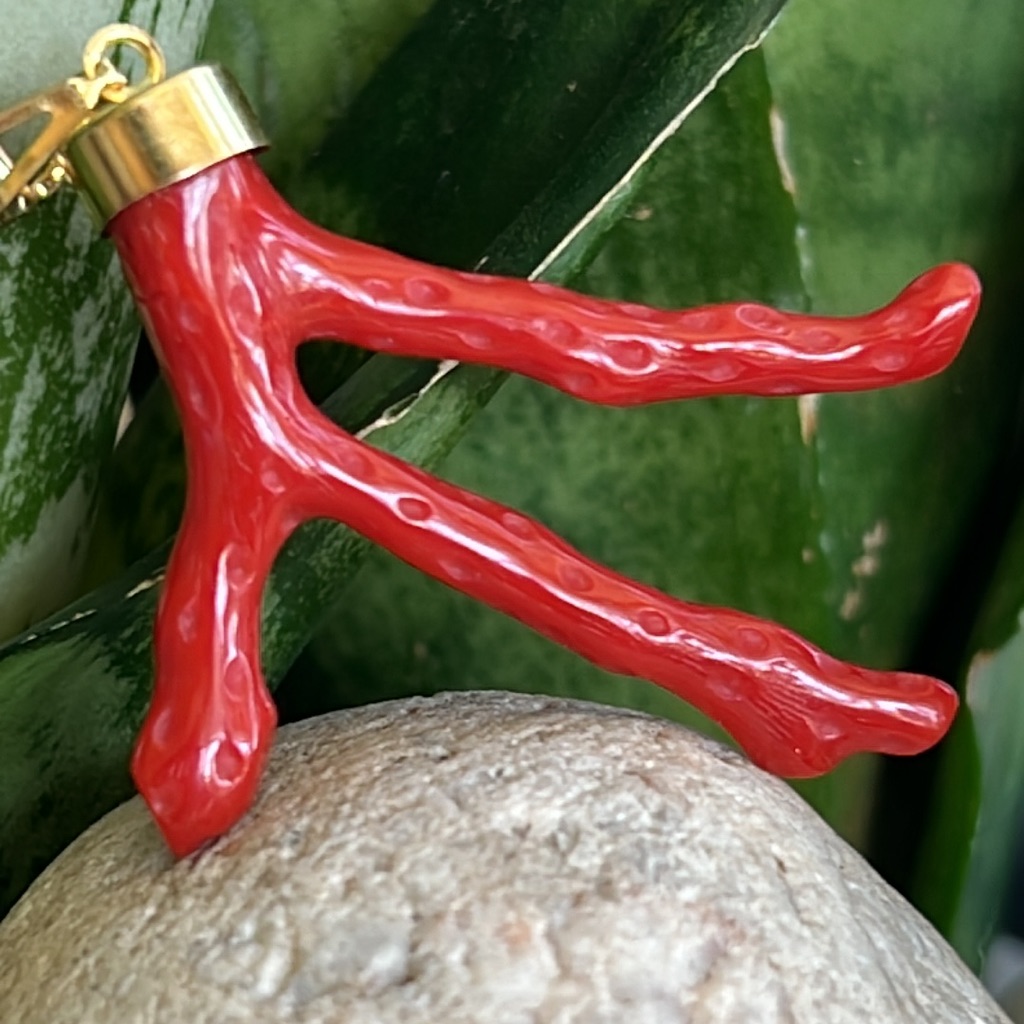 Vintage Italian Coral Pendant
